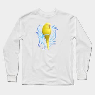 Yellow Parakeet Long Sleeve T-Shirt